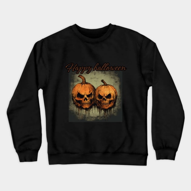 happy halloween, pumpkin Crewneck Sweatshirt by Pattyld